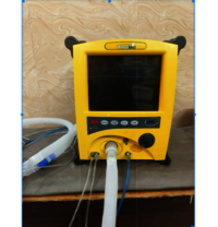 Ge Versamed Transport Ventilator - Electrically Powered, Computer Controlled, Closed Loop Flow & Pressure Controller , Assist Control Ventilation Modes