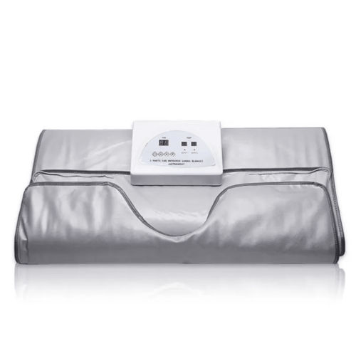 Electric weight reduction blanket thermal body wrap with zones