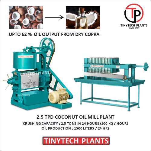 2.5 TPD Coconut Oil Mill Plant