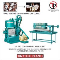 2.5 Tpd Coconut Oil Mill Plant - Automatic Grade: Automatic