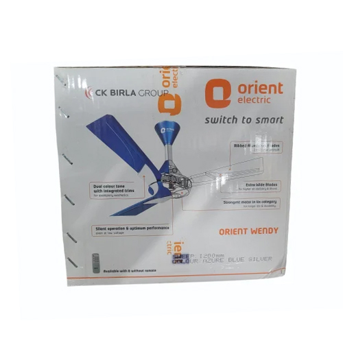1200 Mm Orient Azure Blue Wendy Ceiling Fan