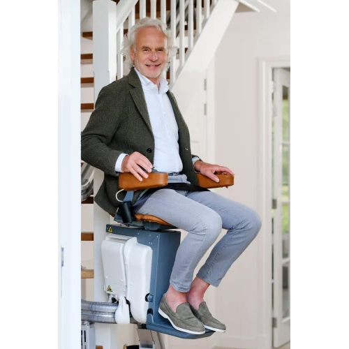 125 KG UP Curved Stair Lift