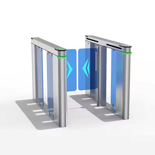 Speedlane Swing Turnstile Barrier Gate - Color: Silver