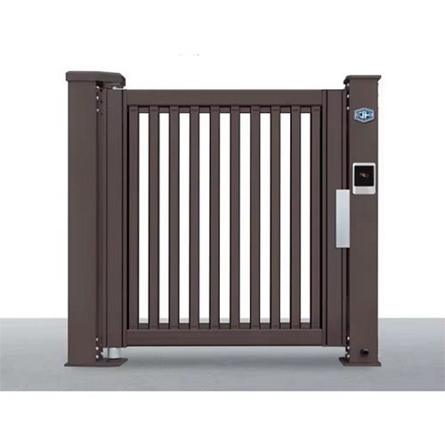 Security Control Pedestrian Passages Barrier Gate - Color: Brown