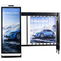 Advertising Automatic Barrier Gate - Color: Black