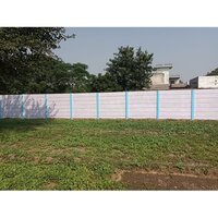 Rcc Boundary Compound Wall - 6 Feet Height, Coated Concrete/cement Design | Durable, Secure Perimeter Solution For Commercial Use