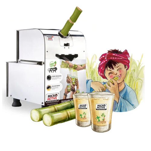 Sugarcane Juice Machine Ss-304 1.5Hp Motor Mg - Color: Silver