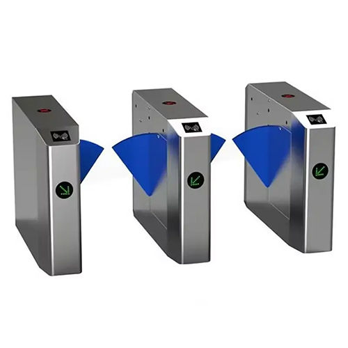 Tp Traffic Management Access Control Flap Barrier Gate - Color: Silver