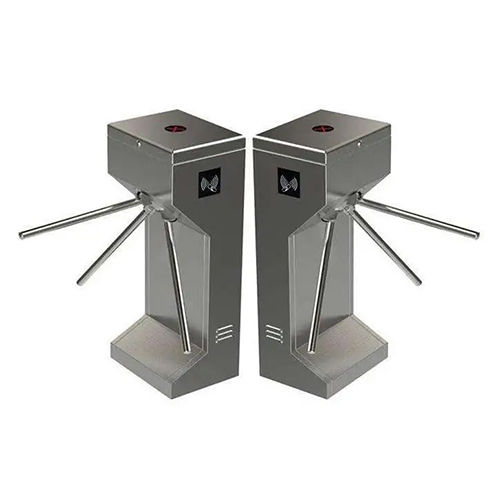 Tp High Precision Semi-Automatic Rfid Turnstile - Color: Silver