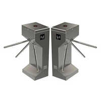 Tp High Precision Semi-automatic Rfid Turnstile - Color: Silver