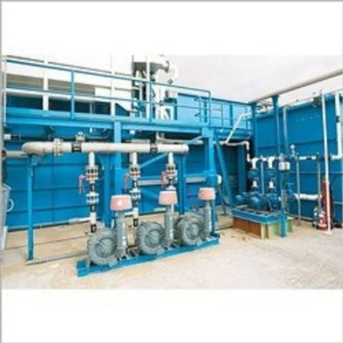 Industrial Sewage Treatment Plant - Color: Blue