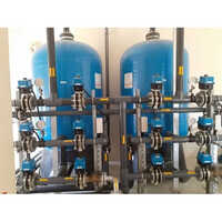 Water Softener Plant - Mild Steel, 1000 Lph Capacity, Vertical Softener Tank, Blue | Semi-automatic, 240v, 50-60hz Frequency, Ro Cleaning System 80-90% Recovery