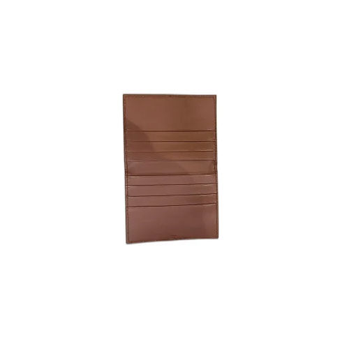 Brown Leather Card Holder - Design: Standard