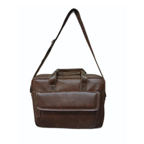 15.6 Inch Office Leather Laptop Bags - Color: Brown