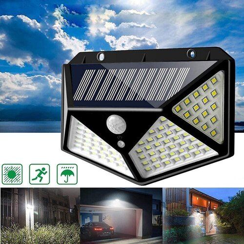 100 led solar light