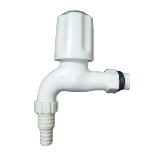 Dkv Pvc Nozzle Bib Cock - Color: White