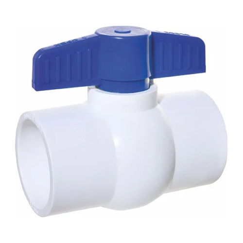 Dkv Upvc Pp Ball Valve - Color: Blue & White