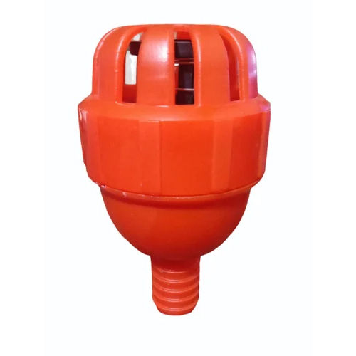 Dkv Pp Nipple Spring Foot Valve - Color: Red