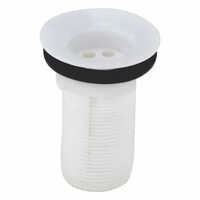 Dkv Pvc Waste Coupling - High-quality Pvc Material, Male Connection, Round Head Code, White Color | Ideal For Wash Basins, Durable Design