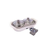 Electric Food Warmer - Stainless Steel , Fully Automatic Round Design | Sleek Silver Finish, Ideal For Entertaining And Everyday Use, Warranty Included