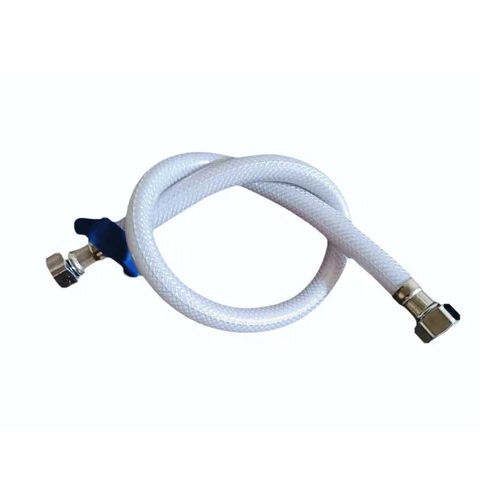 Dkv Pvc Connection Pipe With Ss Nut - Color: White