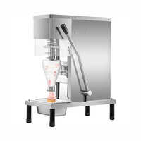 Ice Cream Mixing Machine - Silver, Round Shape | Pre-cooling Pump, 220-224 Volt, 1-year Warranty For Perfectly Creamy Ice Cream