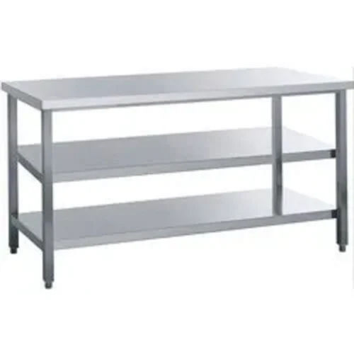 Commercial Stainless Steel Work Table - Color: Silver