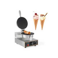 Waffle Cone Maker - Stainless Steel, Various Size Options | Electric Power, Easy To Clean, Ideal For Home And Commercial Use