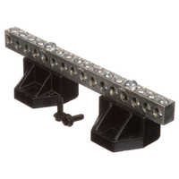 Aluminum Ground Bar - Color: Silver