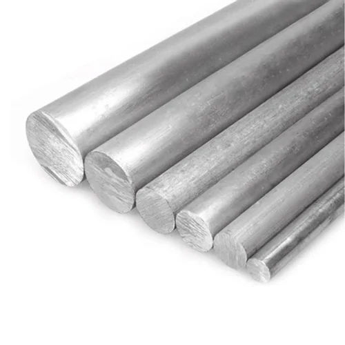 6082 T6 Aluminum Round Bar - Color: Silver