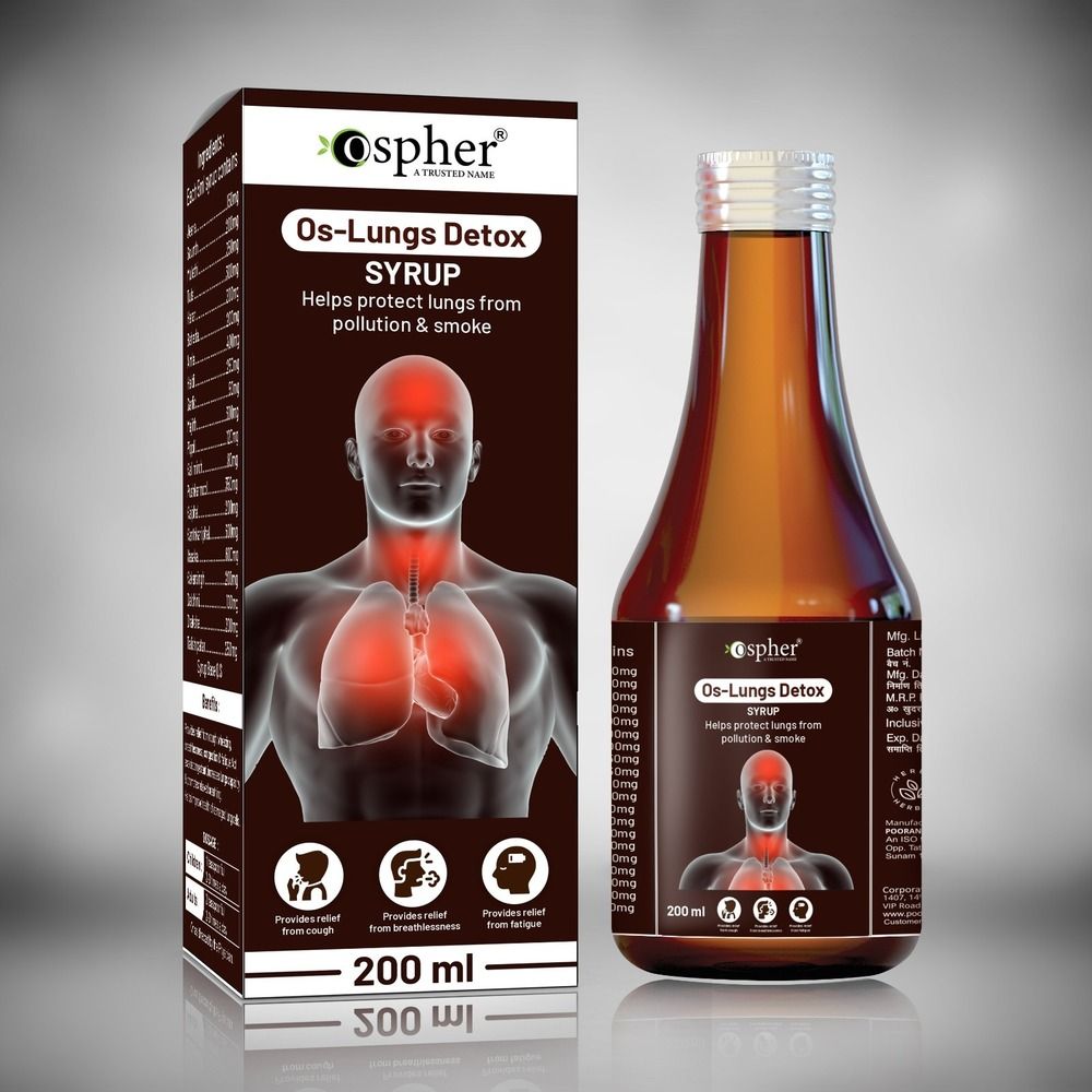 200 Ml Os-Lungs Detox Syrup - Age Group: Suitable For All