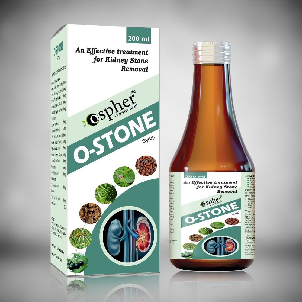 200 Ml O-Stone Kidney Stone Syrup - Age Group: Suitable For All