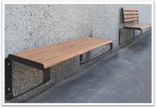 WALL MOUNTED BENCHES