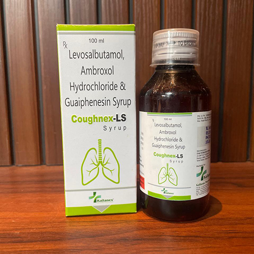 Levosalbutamol I.P. 1 mg, Ambroxol I.P. 30 mg & Guaiphenesin I.P. 50 mg Syrup