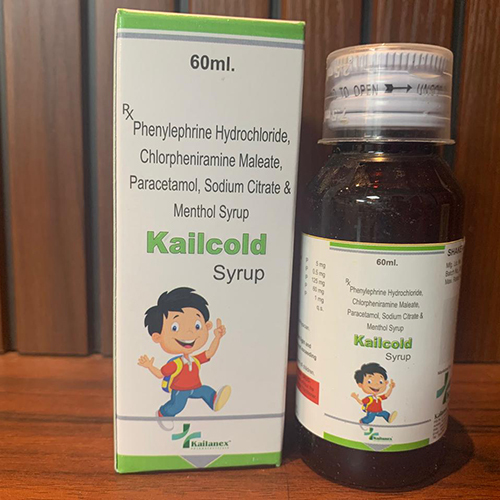 Phenylephrine Hcl 5 Mg, Pcm 250 Mg, Cpm 2 Mg, Sodium Citrate 60 Mg & Menthol 1 Mg Suspension - Storage Instructions: Dry Place