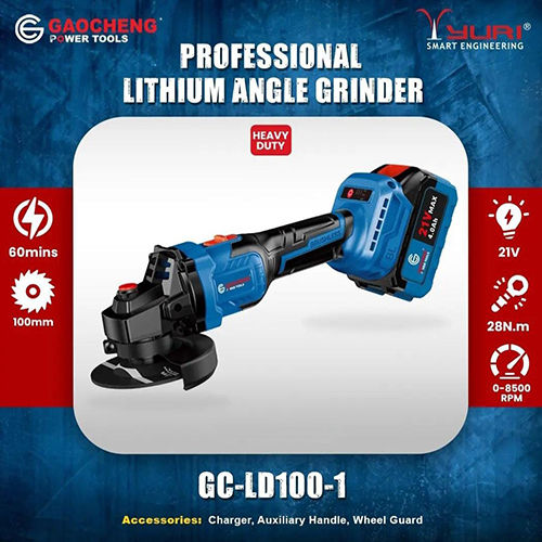 Gc-Ld100-1 Professional Lithium Angle Grinder - Application: Industrial