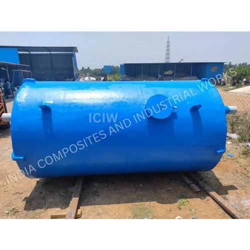 1000 Ltr Frp Bio Digester Tank - Color: Blue