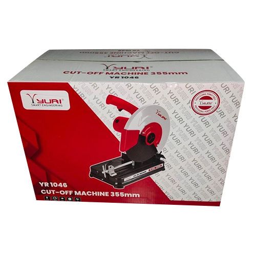 Yr1046 355Mm Cut-Off Machine - Color: Red