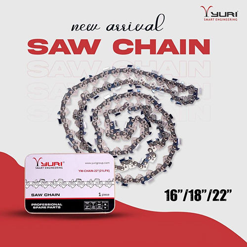 22 Ich Saw Chain - Color: Silver