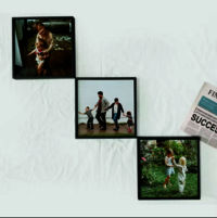 Hot selling Square photo frame 12*12inch 8*8inch  picture frame prints wall art plastic frame