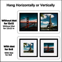 Hot selling Square photo frame 12*12inch 8*8inch  picture frame prints wall art plastic frame