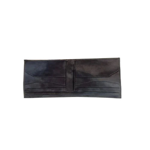 Mens Black Pu Leather Wallet - Design: Standard