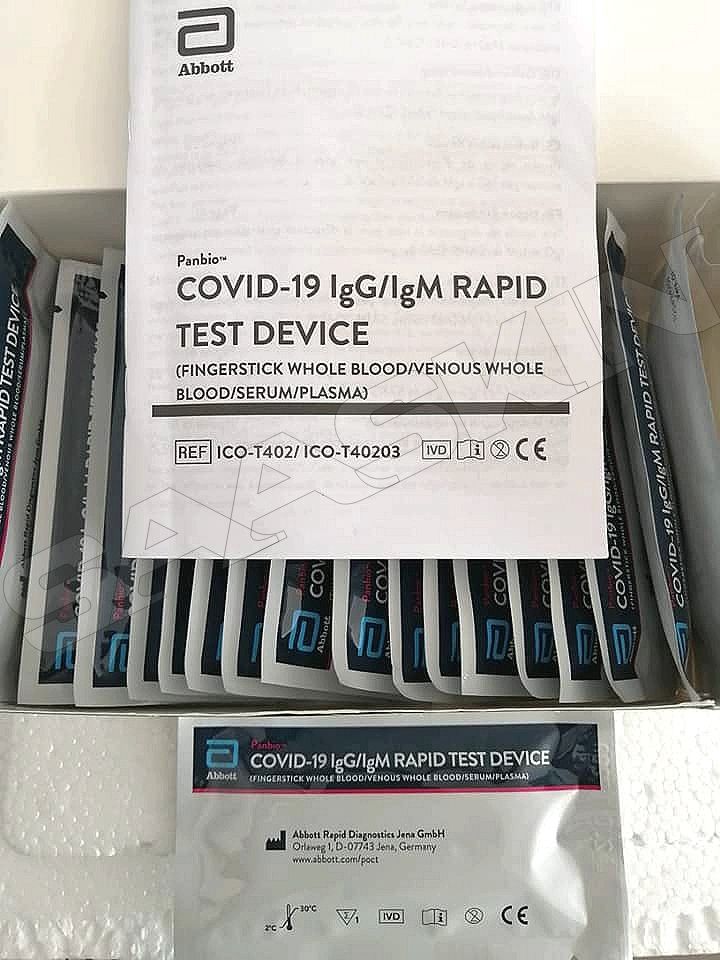 PANBIO COVID-19 IgG/IgM RAPID TEST DEVICE