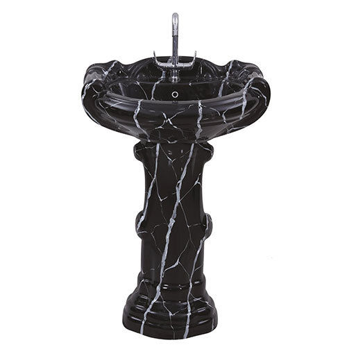 Big Starling Set Black Marble - Material: Ceramic