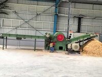 Drum Type Wood Chipper Machine - 5 To 20 Hp Engine Power, 36 Inches Max Branch Diameter | High-performance Cutting Blades, Portable Design