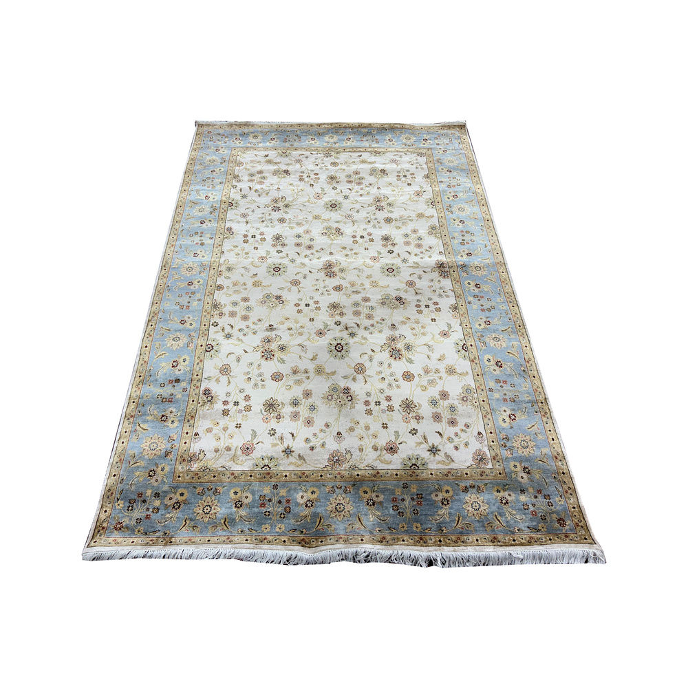 Hand Knotted Carpet - Rectangle Shape, Printed Design | Customizable Colors & Sizes, Non-Slip, Quick Drying, Modern Decorative Style