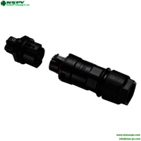 3 Pin Solar AC Connectors 500V Max.50A IP68 Waterproof AC Wire Coupler Cable Male Type