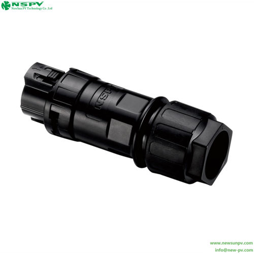 3 Pin Solar AC Power Connectors 500V Max.50A IP68 Waterproof AC Connectors Cable Female Type