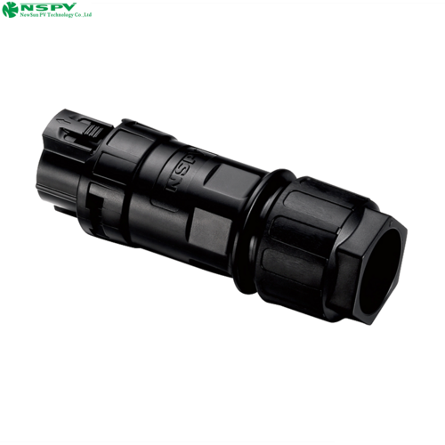 3 Pin Solar AC Wire Coupler 500V Max.50A IP68 Waterproof AC Connectors Cable Female Type