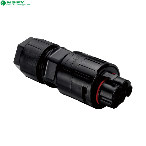 5 Pin Solar AC Connectors 500V AC Wire Coupler Cable Male PV AC Connnecotrs